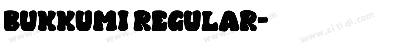 Bukkumi Regular字体转换